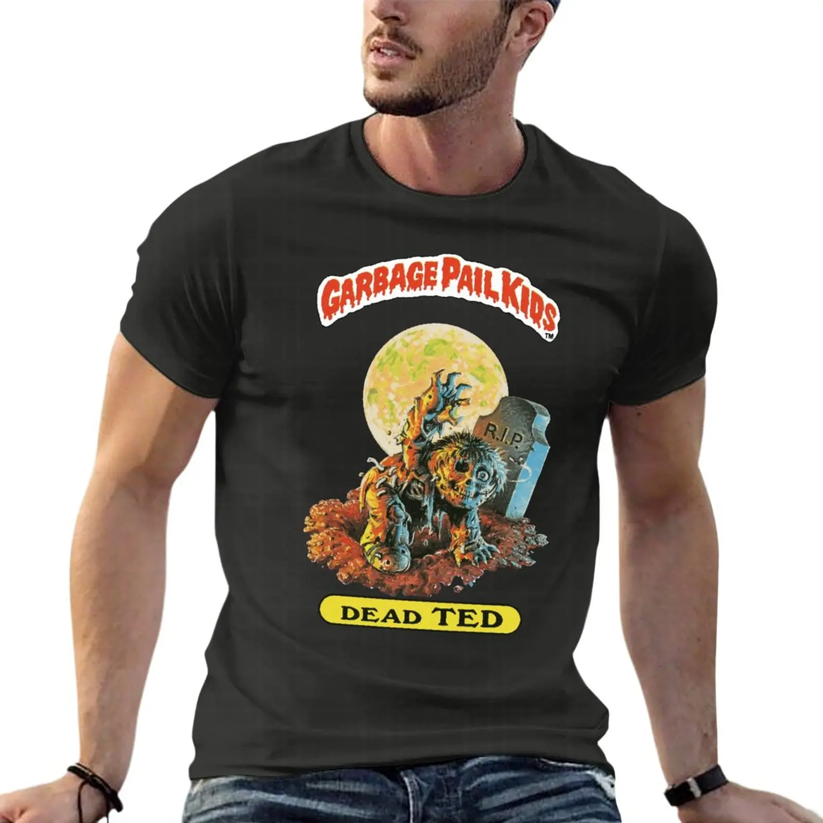 Streetwear Brand Tees - Camiseta de balde de lixo oversize