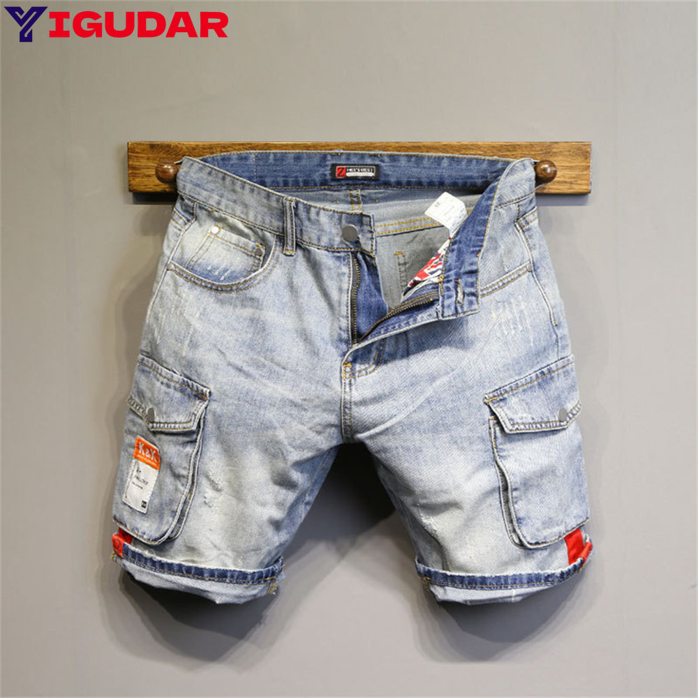 Shorts Jeans Masculinos Rasgad - Streetwear Brand Denim avaliação e preço