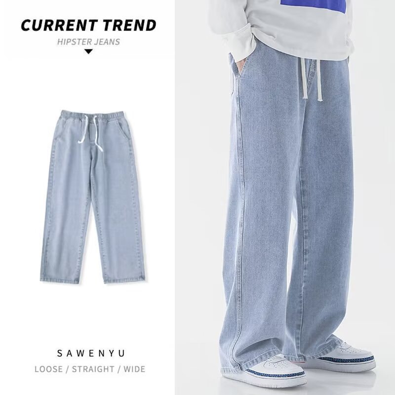 Calças Jeans Masculinas Estilo - Streetwear Brand Denim avaliação e preço