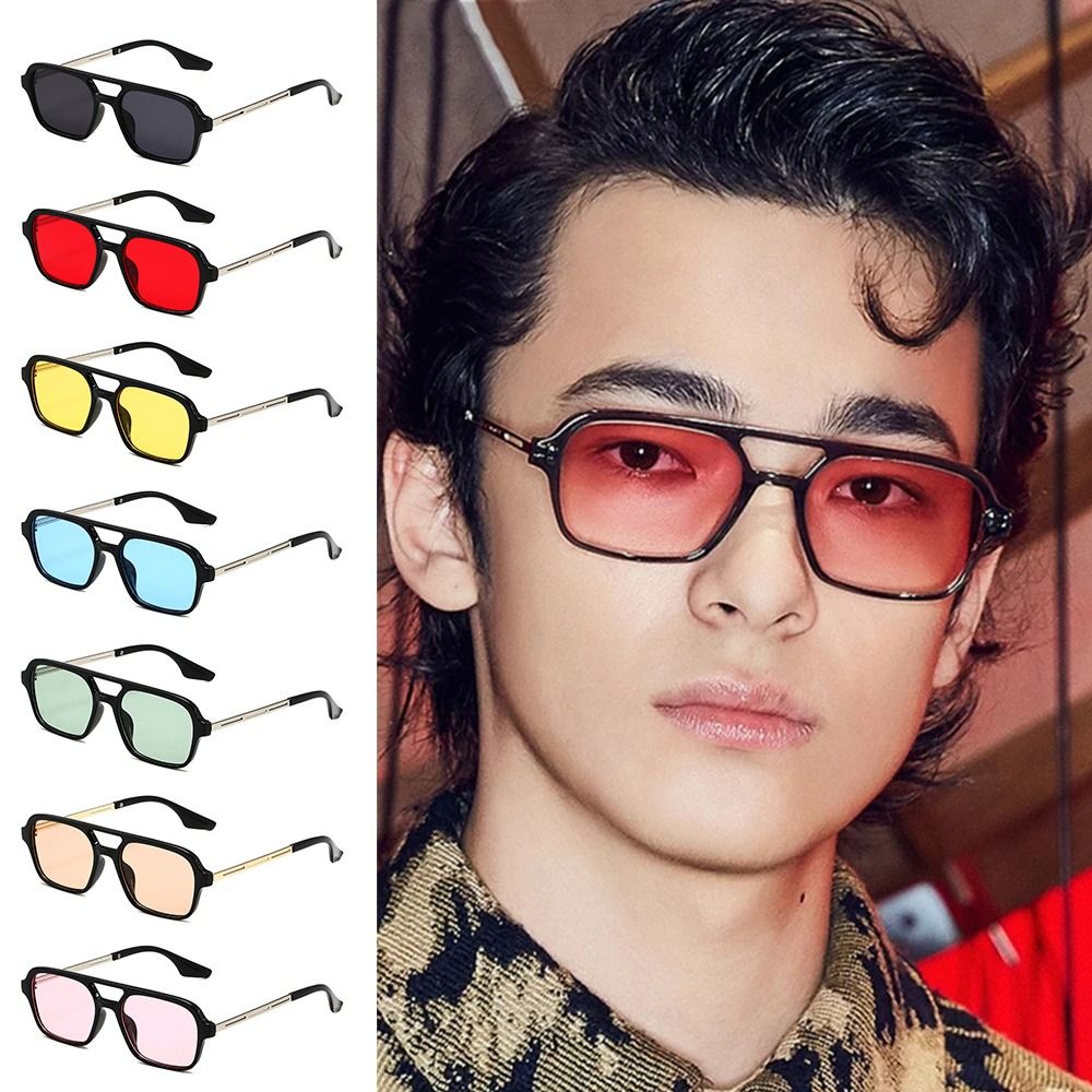 Óculos de Sol Quadrados de Mar - Streetwear Brand Vintage avaliação e preço